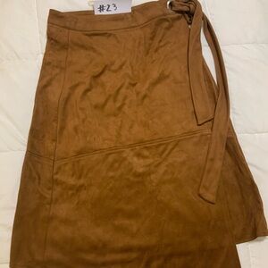 Glamorous Tan Asymmetrical Skirt